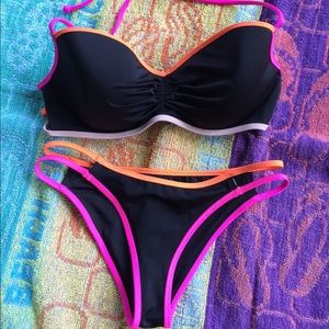 Victoria's Secret Pink swim top 34C & XS bottom